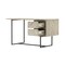 Armen Living Peridot 2 Drawer Desk in Natural Acacia Wood LCPEDENAT - alternate 2